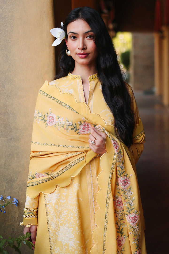 Cross Stitch - PETAL DRAPES Lawn Unstitch Suit For Women - 3 Piece - Studio by TCS