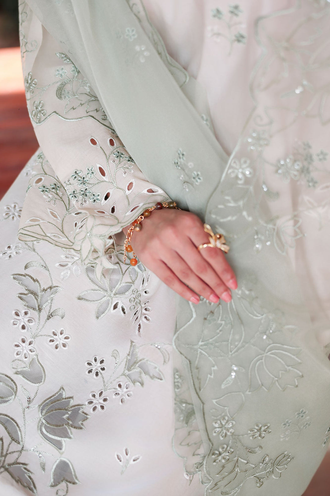 Cross Stitch - Pearl Sage Lawn Unstitch Suit For Women - 3 Piece - Studio by TCS