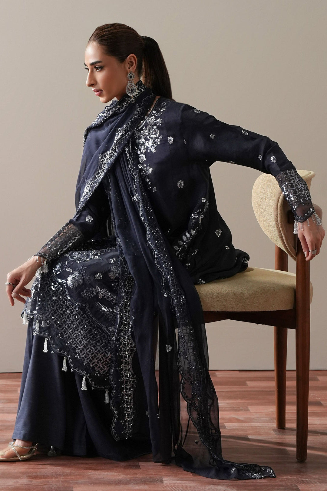 Cross Stitch Celestial Blue Unstitched Blue 3 Piece