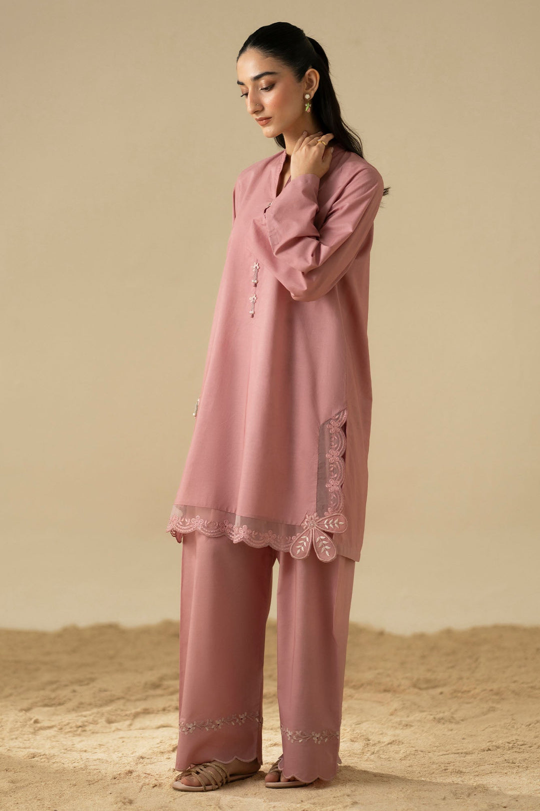 Cross Stitch Blush Bloom 2 Piece Suit Pink