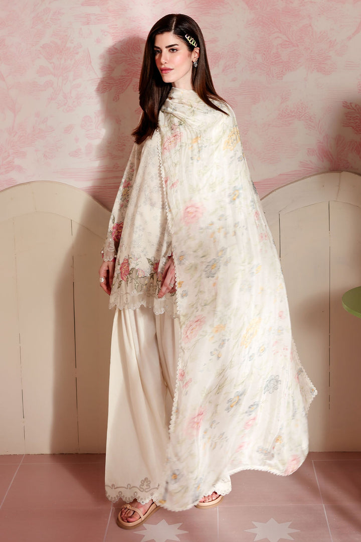 Cross Stitch - Petal Form Printed Lawn Unstitch Suit For Women - 3 Piece