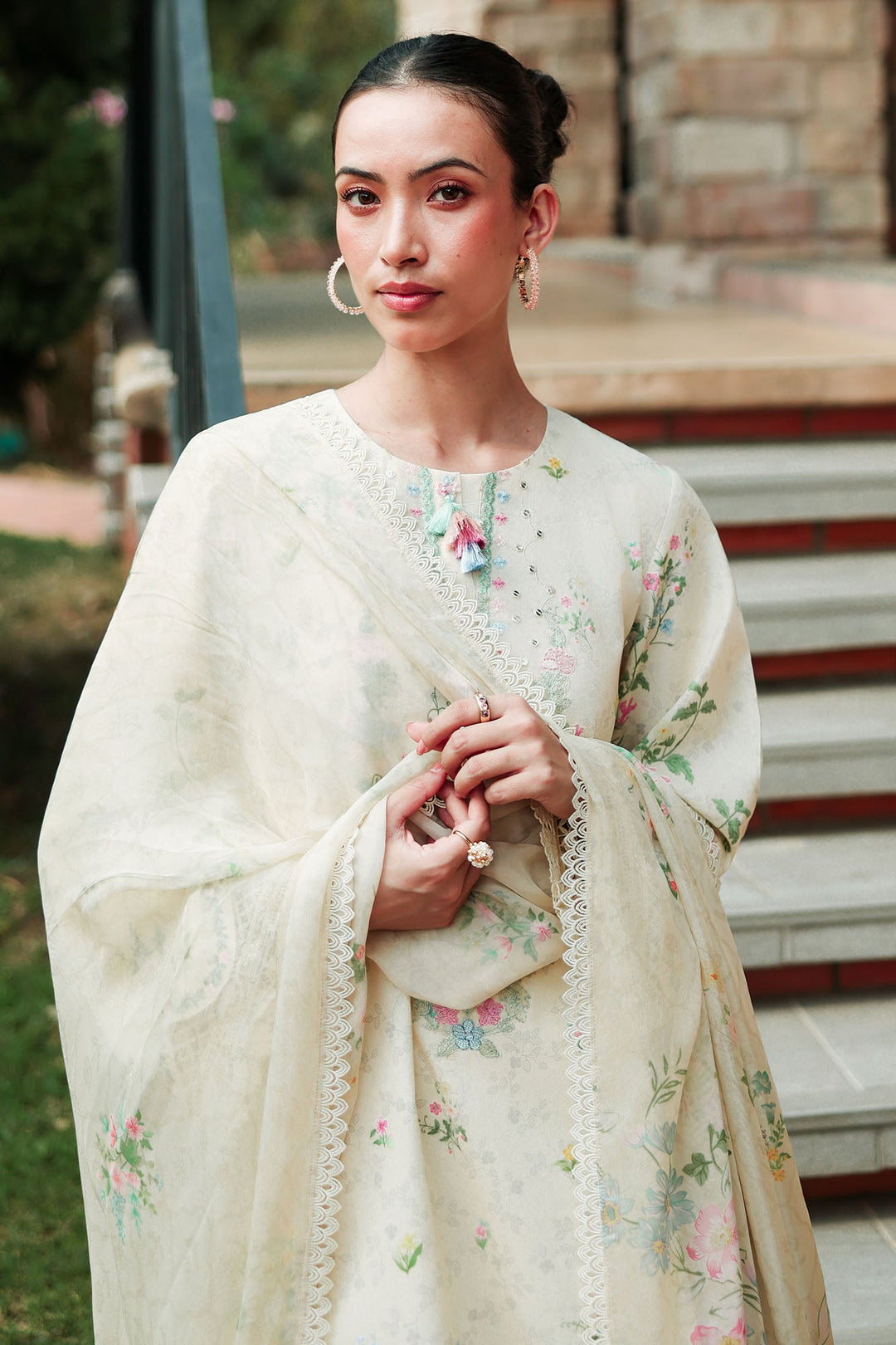 Cross Stitch - TROPIC MIST Lawn Unstitch Suit For Women - 3 Piece - Studio by TCS