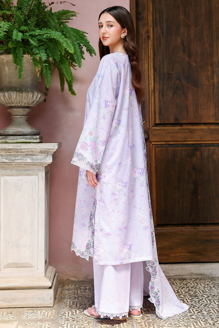 Cross Stitch - Crystal Glaze Lawn Unstitch Suit For Women - 3 Piece - Studio by TCS