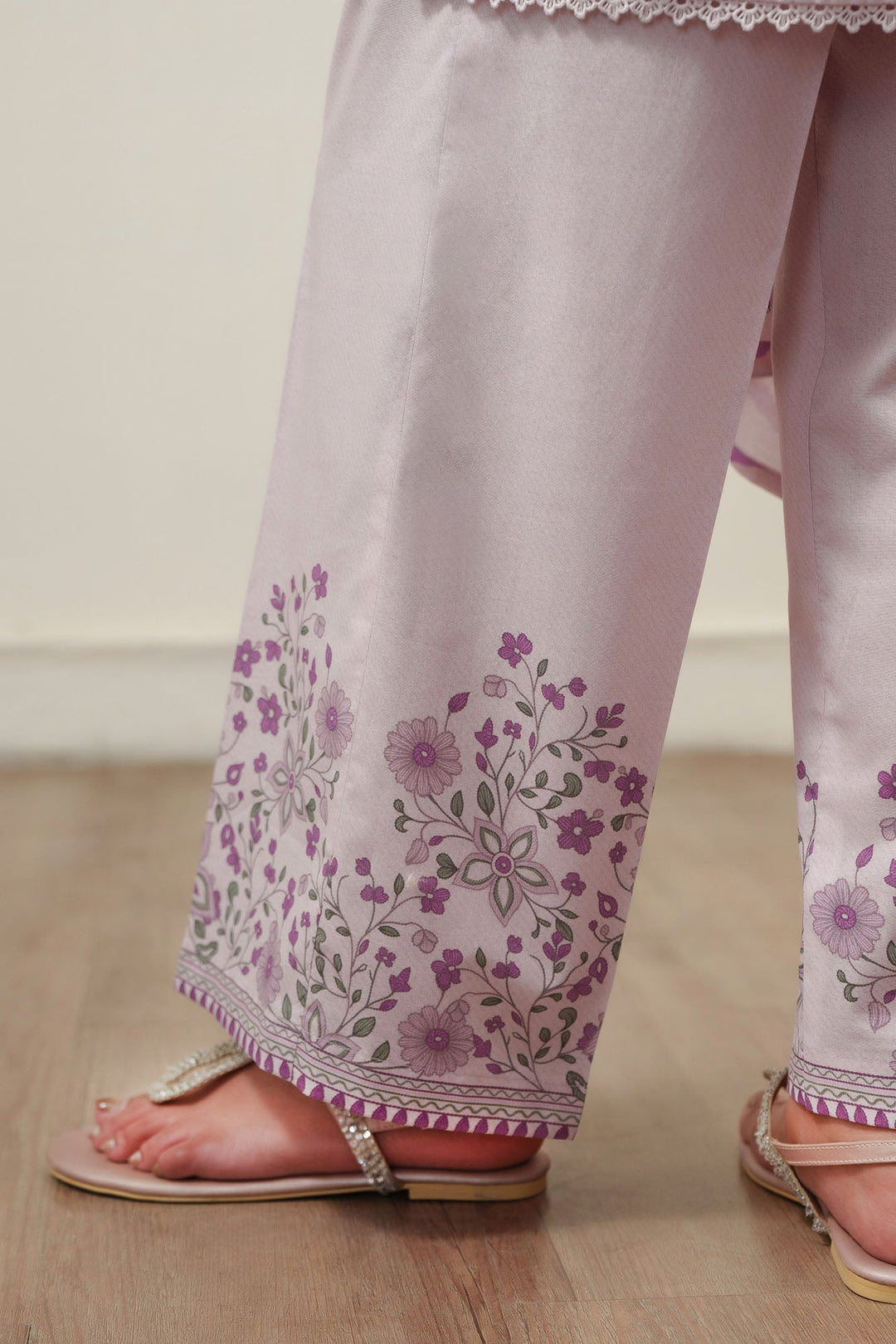 Cross Stitch SPRING LILAC Unstitched Purple 3 Piece