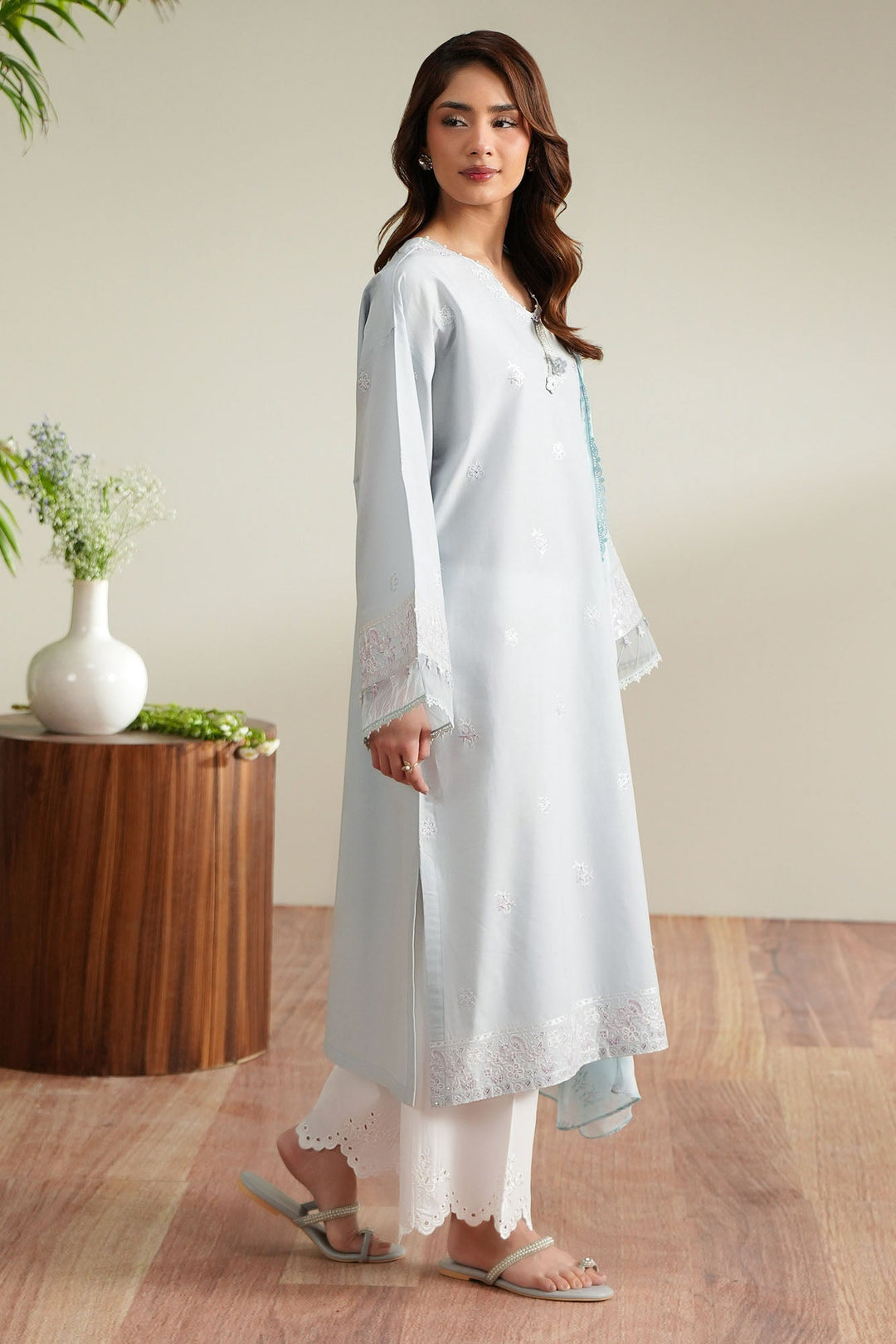 Cross Stitch Powdered Sky 2 Piece Suit Blue