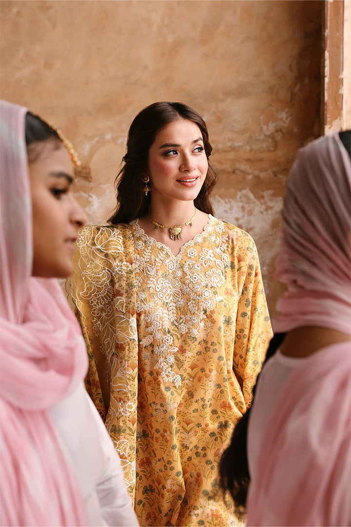 Cross Stitch - Lawn Sunlit Hue Unstitch Suit For Women - 3 Piece