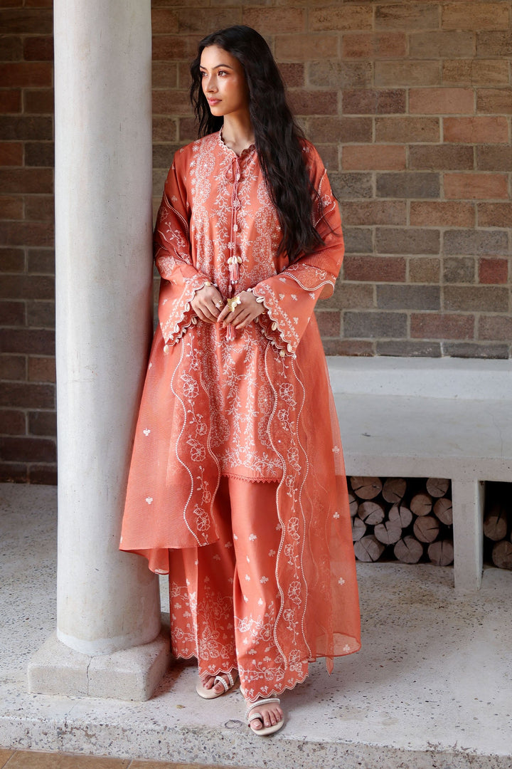 Cross Stitch - Amber Mist Lawn Unstitch Suit For Women - 3 Piece - Studio by TCS