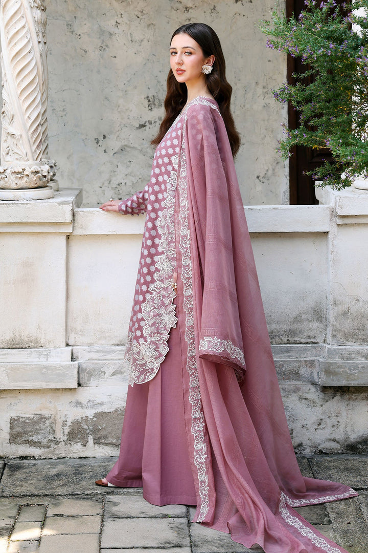 Cross Stitch - ASH ROSE Cotton Unstitch Suit For Women - 3 Piece - Studio by TCS