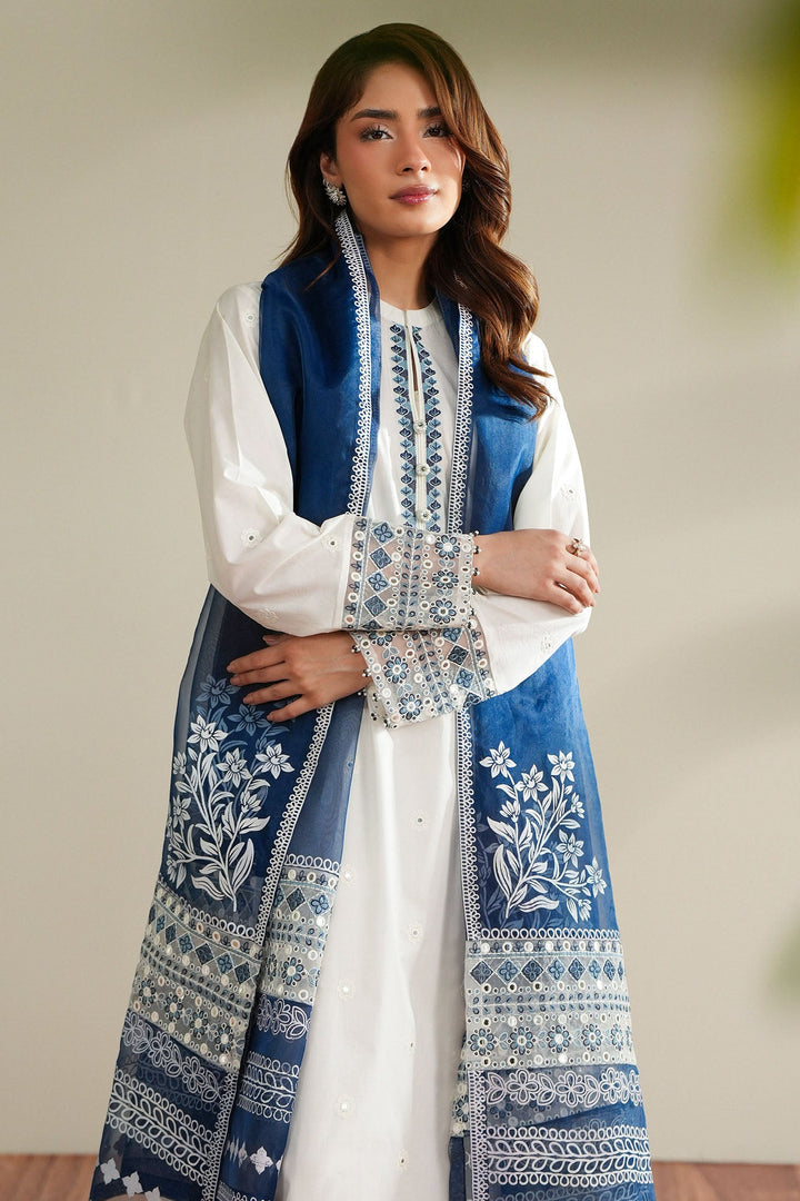 Cross Stitch Porcelain Petal 2 Piece Suit White
