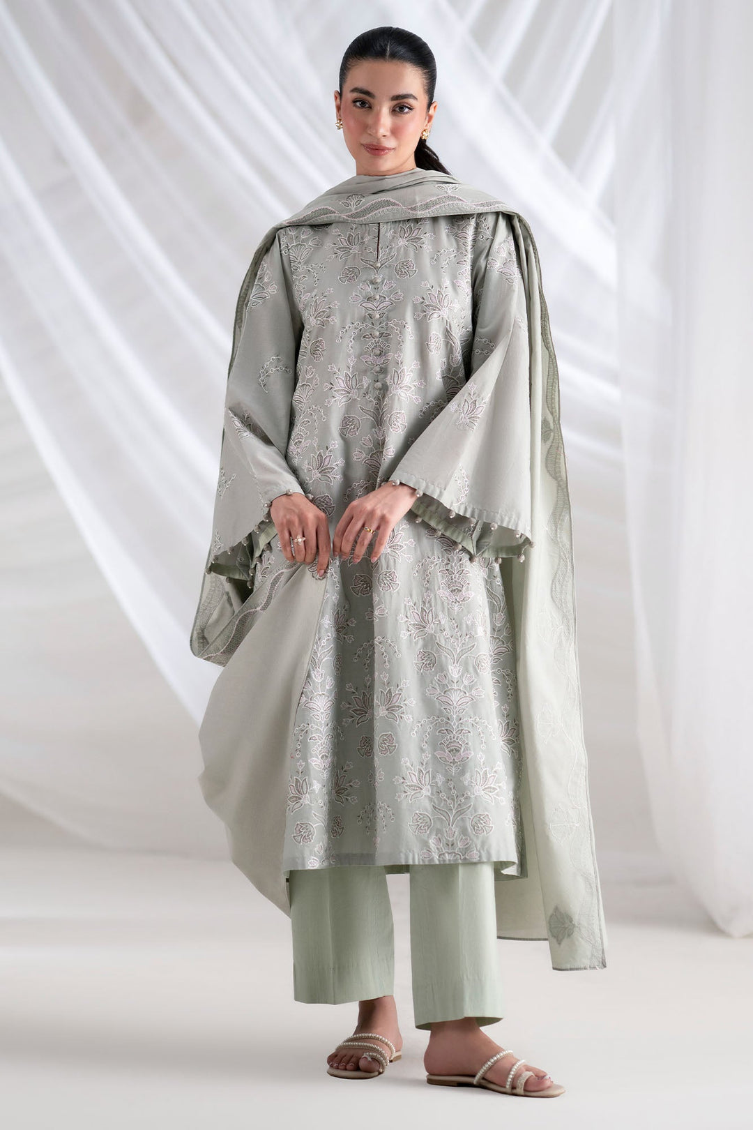 Cross Stitch Primrose 3 Piece Suit Green