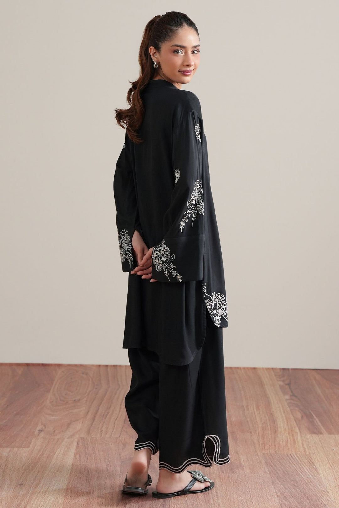 Cross Stitch Black Pulse 2 Piece Suit Black