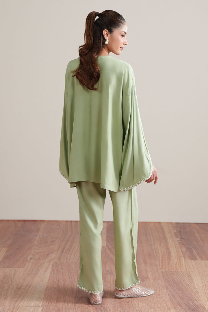 Cross Stitch Reed Rush 2 Piece Suit Green