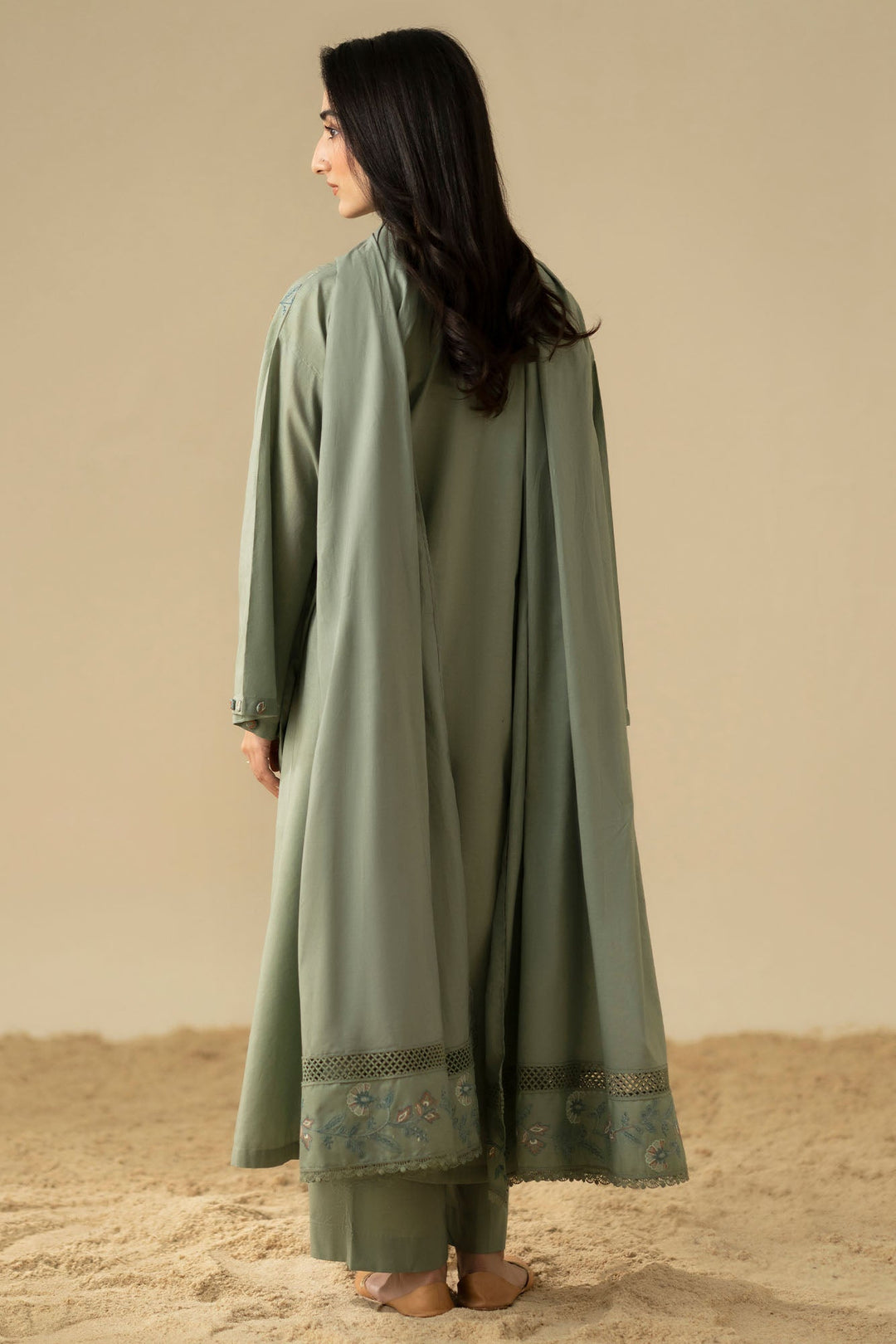 Cross Stitch Olive Dusk 3 Piece Suit Green