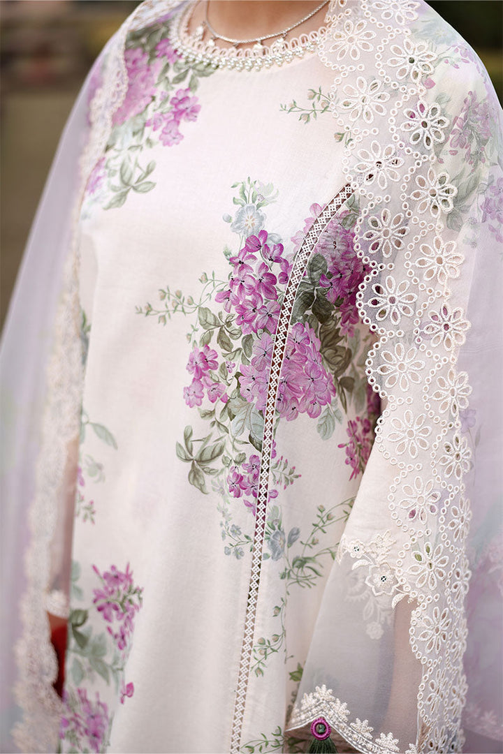 Cross Stitch - Lawn Candy Floss Unstitch Suit For Women - 3 Piece