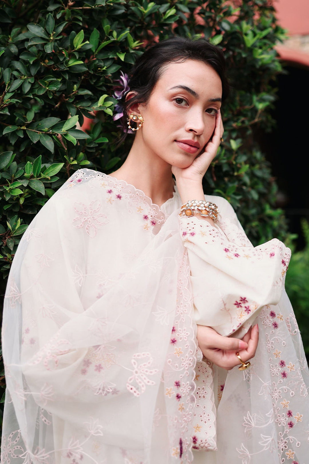 Cross Stitch - Caramel Cream Lawn Unstitch Suit For Women - 3 Piece - Studio by TCS