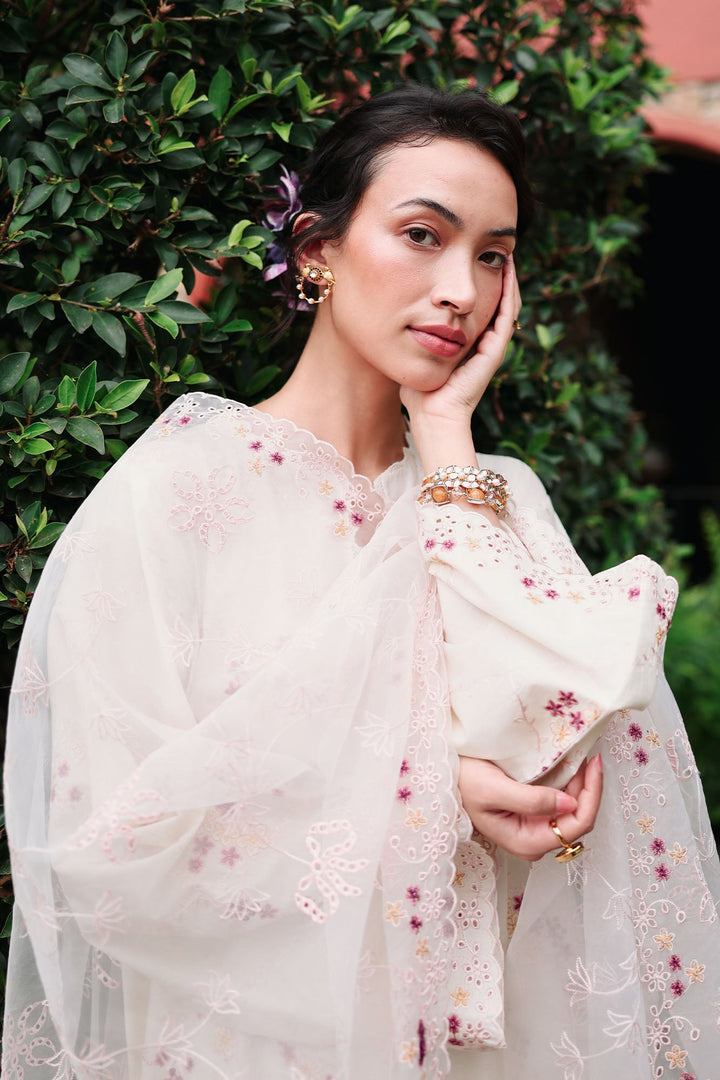 Cross Stitch - Caramel Cream Lawn Unstitch Suit For Women - 3 Piece - Studio by TCS