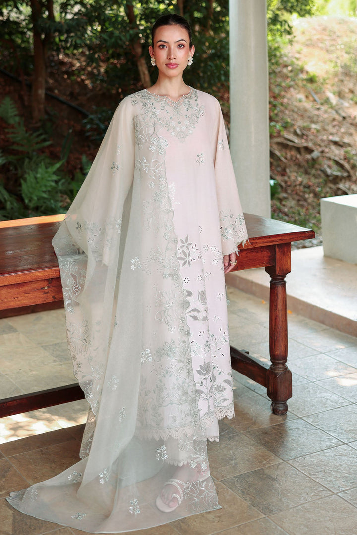 Cross Stitch - Pearl Sage Lawn Unstitch Suit For Women - 3 Piece - Studio by TCS