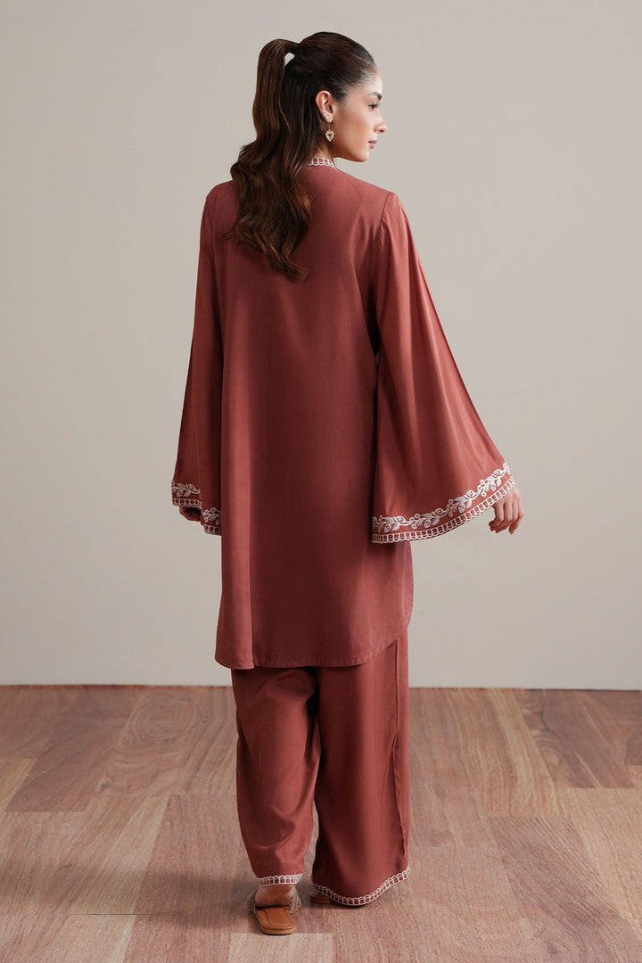 Cross Stitch Spice Glow 2 Piece Suit Orange