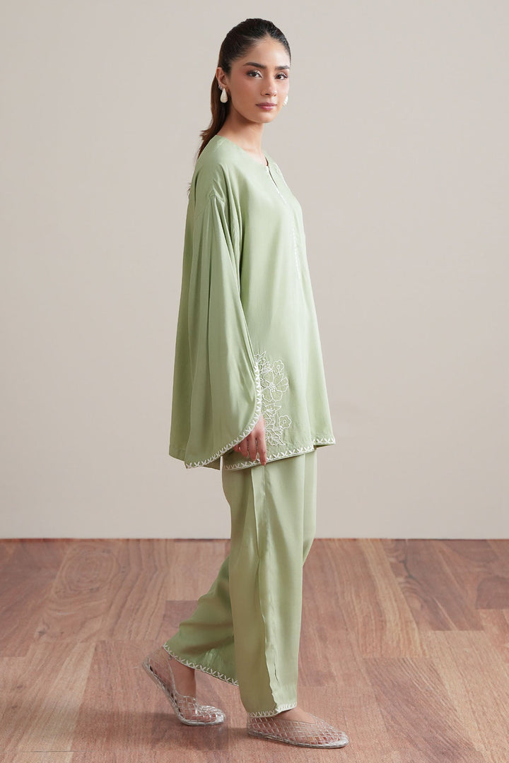 Cross Stitch Reed Rush 2 Piece Suit Green