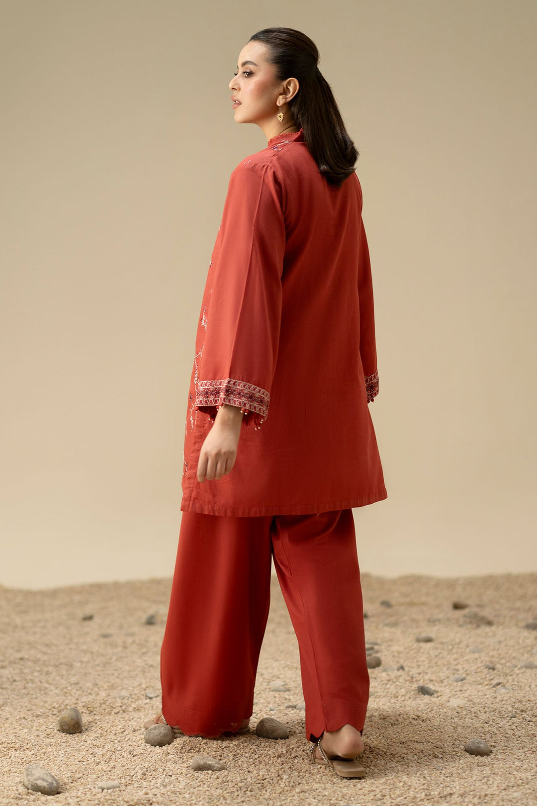 Cross Stitch Ember Dust 2 Piece Suit Orange