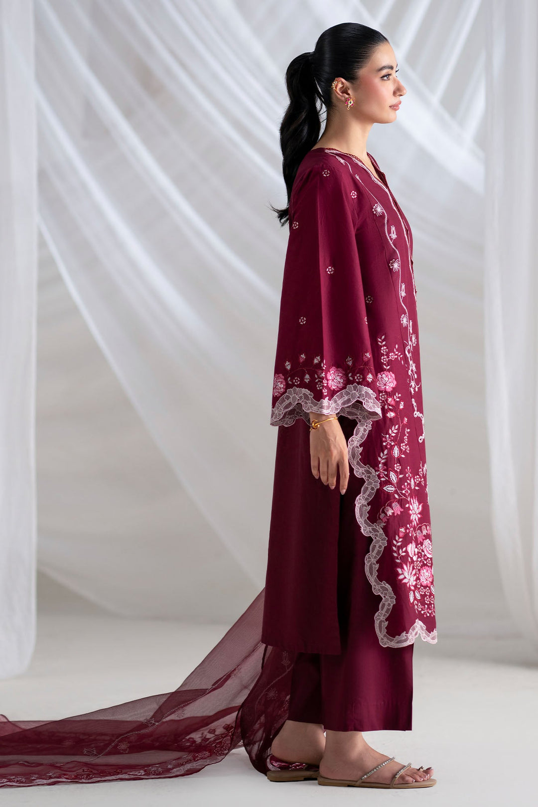 Cross Stitch Crimson 3 Piece Suit Red