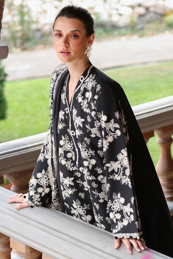 Cross Stitch - OBSIDIAN BLOOM Lawn Unstitch Suit For Women - 3 Piece - Studio by TCS