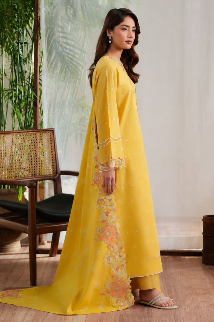 Cross Stitch Sunlit Garden 3 Piece Suit Yellow