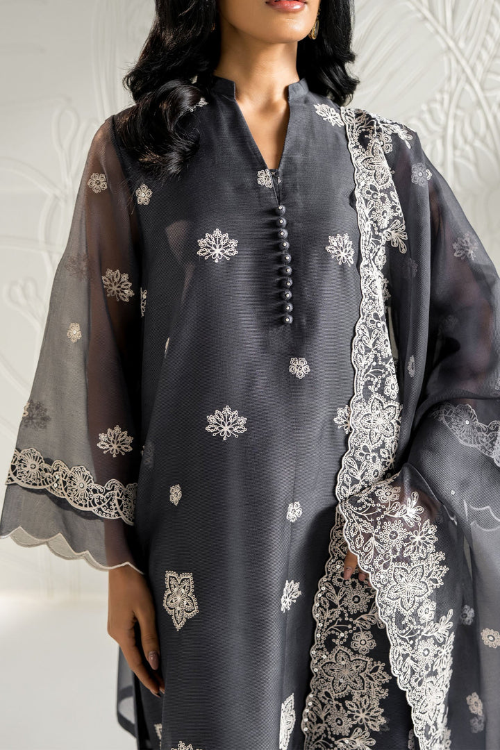 Cross Stitch - Net Navy Gleam  Suit For Women - Blue - 2 Piece - Studio by TCS