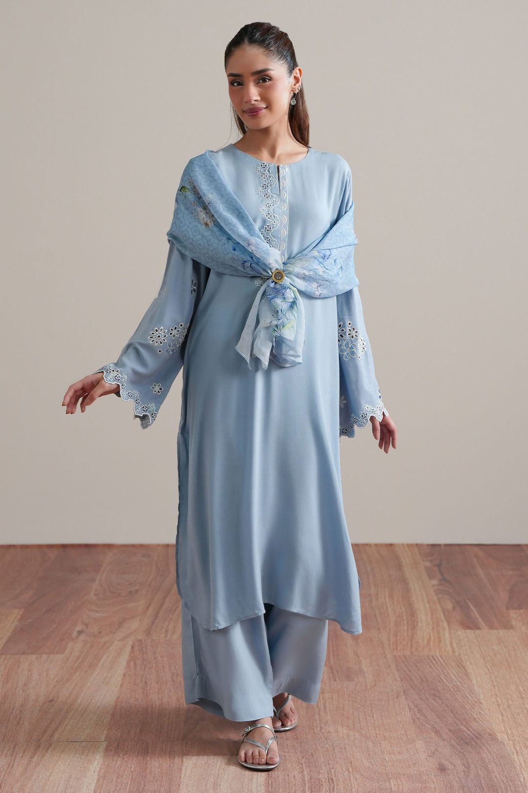Cross Stitch Blue Sway 2 Piece Suit Blue