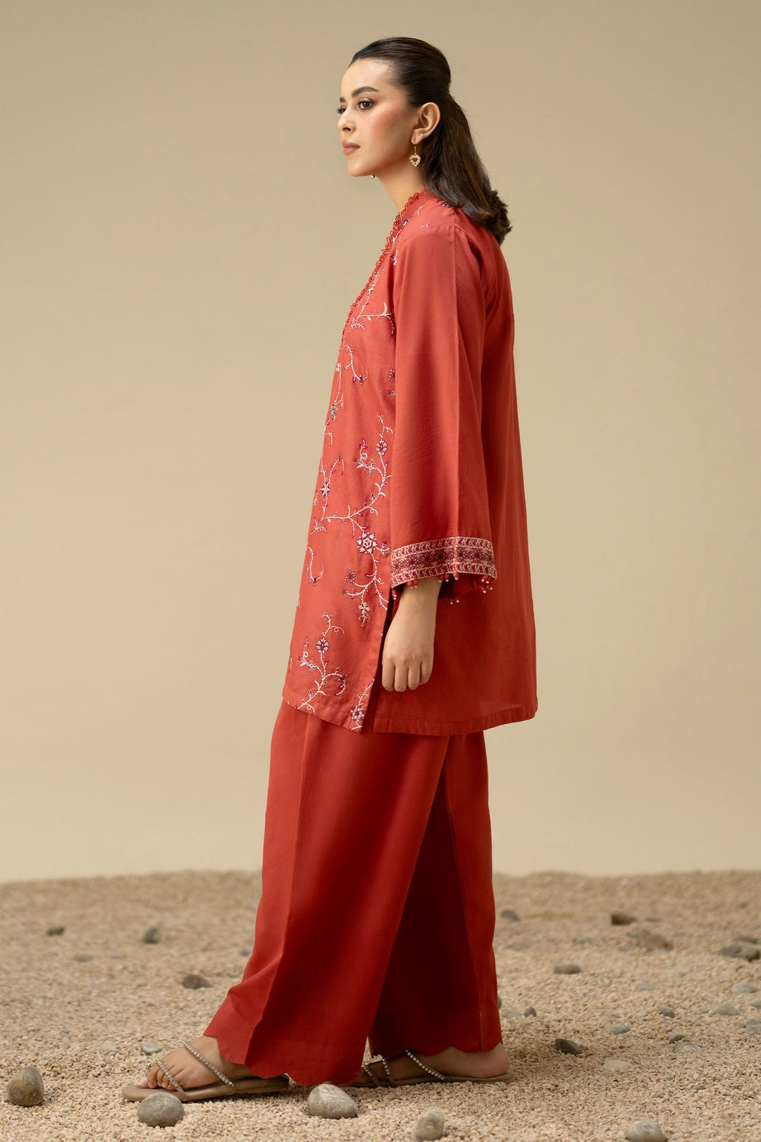 Cross Stitch Ember Dust 2 Piece Suit Orange