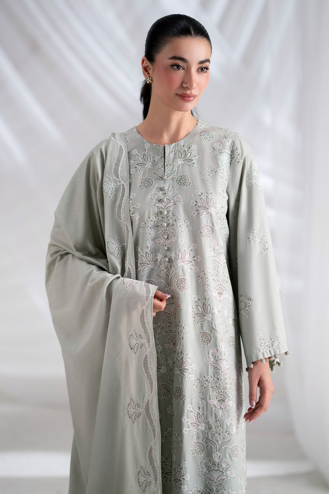 Cross Stitch Primrose 3 Piece Suit Green