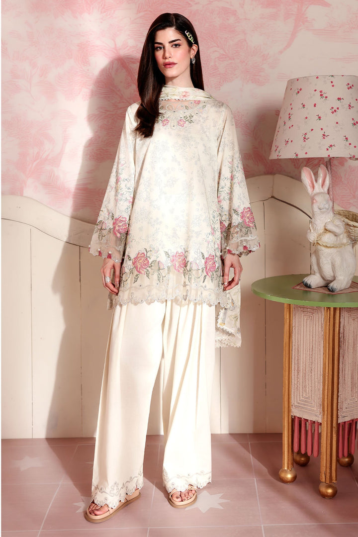Cross Stitch - Petal Form Printed Lawn Unstitch Suit For Women - 3 Piece