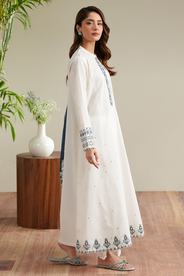 Cross Stitch Porcelain Petal 2 Piece Suit White