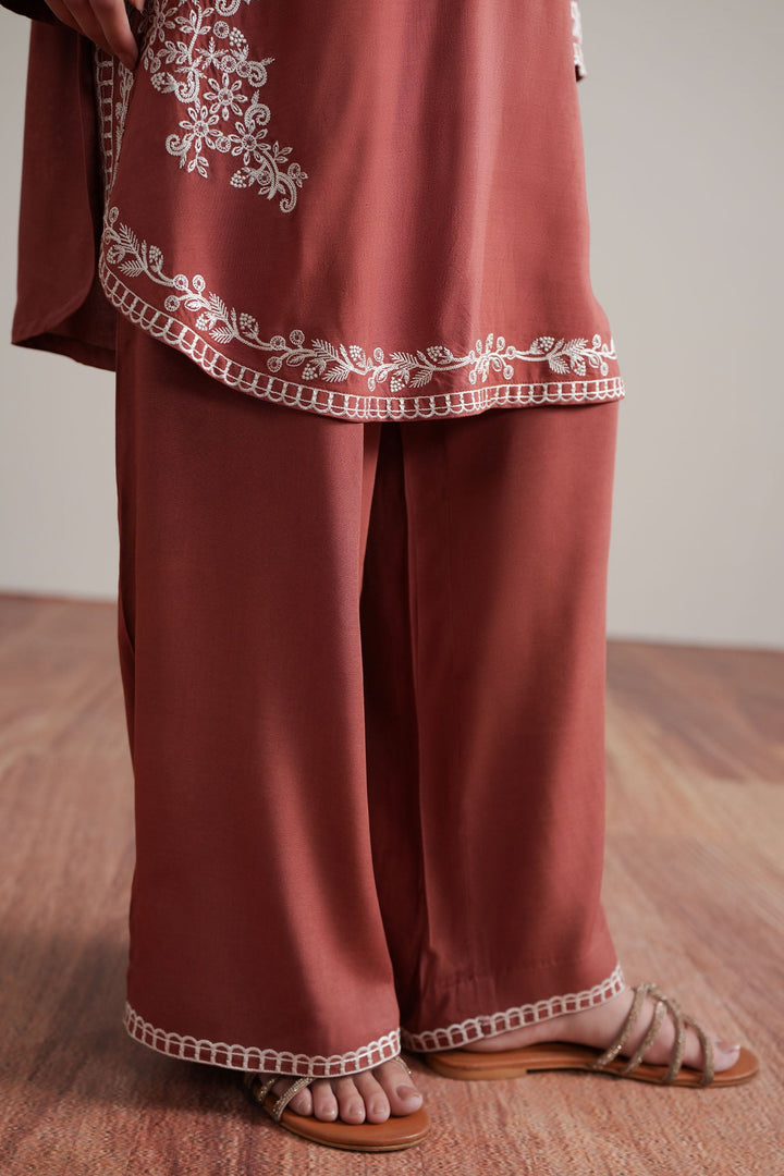 Cross Stitch Spice Glow 2 Piece Suit Orange