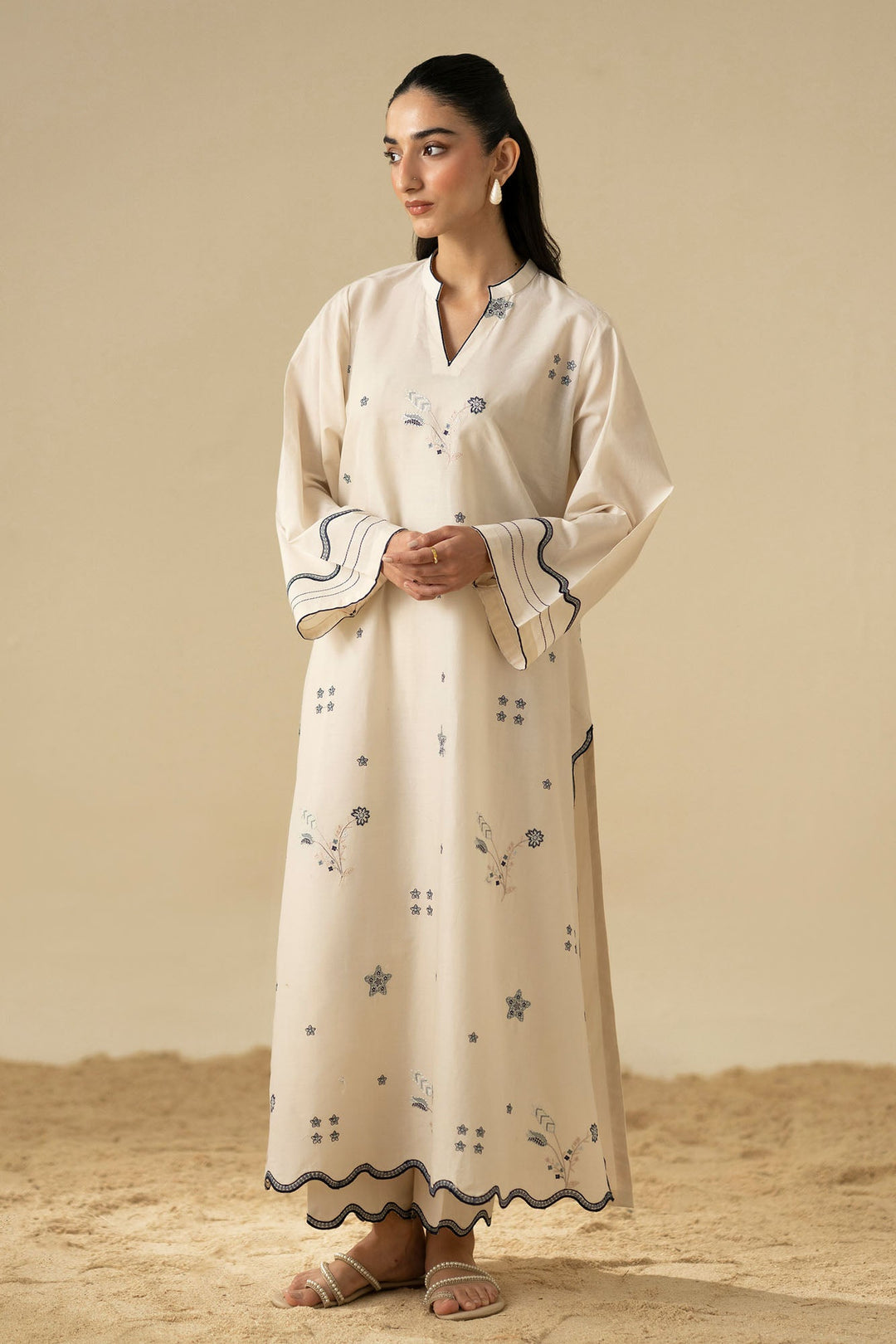 Cross Stitch Ivory Essence 2 Piece Suit White