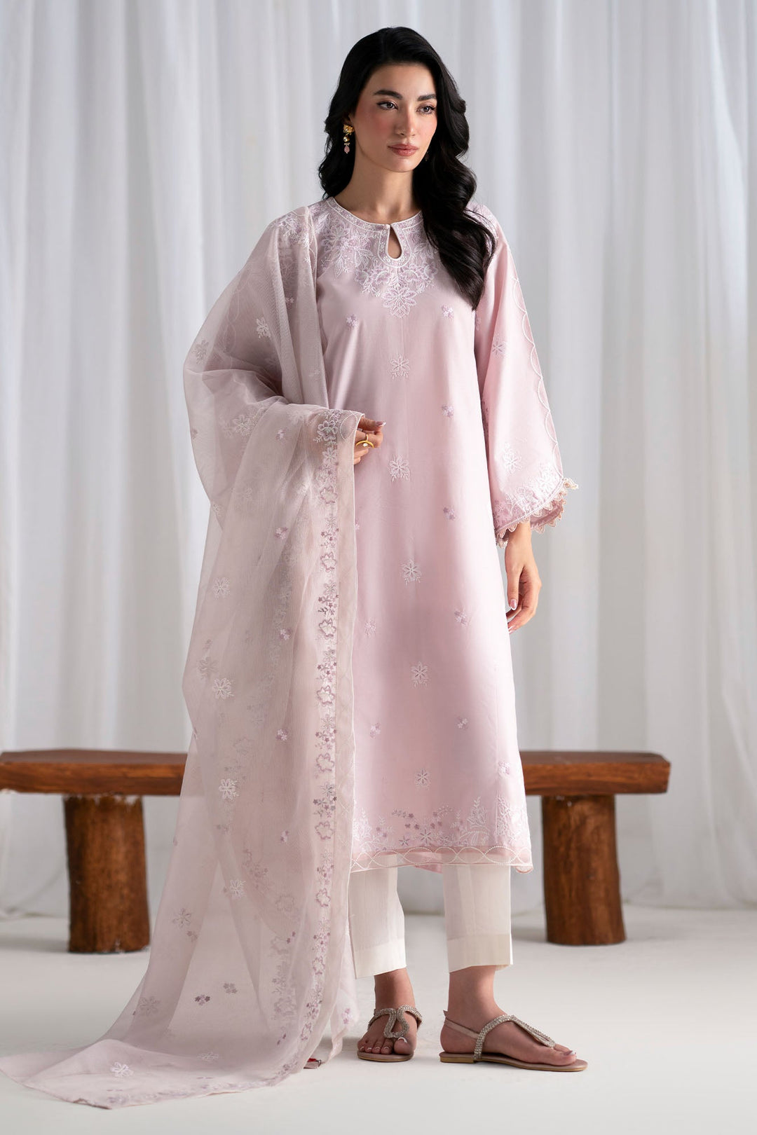 Cross Stitch Orchid Pink 2 Piece Suit Pink