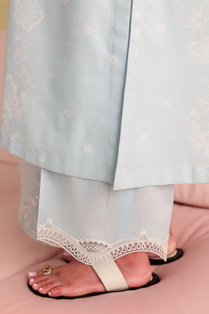 Cross Stitch - Opaline Pearl Printed Lawn Unstitch Suit For Women - 3 Piece