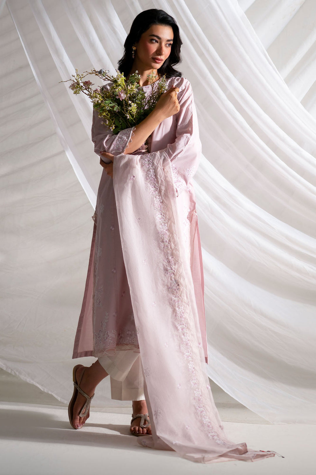 Cross Stitch Orchid Pink 2 Piece Suit Pink