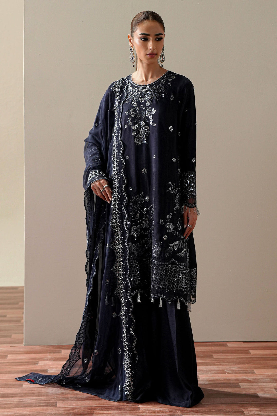 Cross Stitch Celestial Blue Unstitched Blue 3 Piece