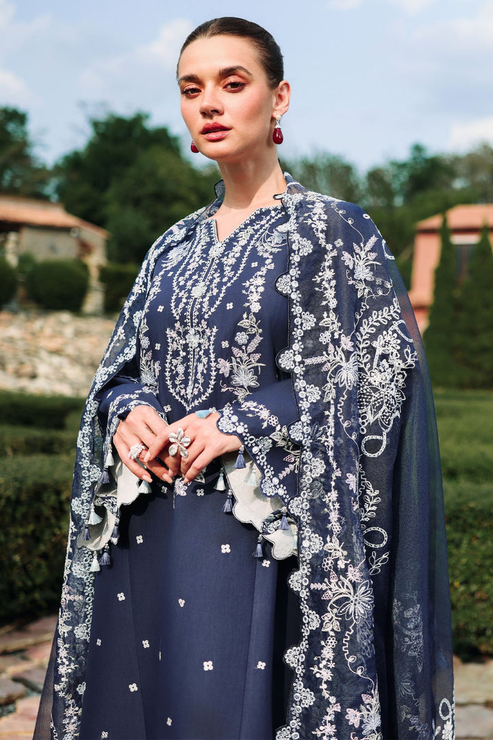 Cross Stitch - Midnight Aura Lawn Unstitch Suit For Women - 3 Piece - Studio by TCS