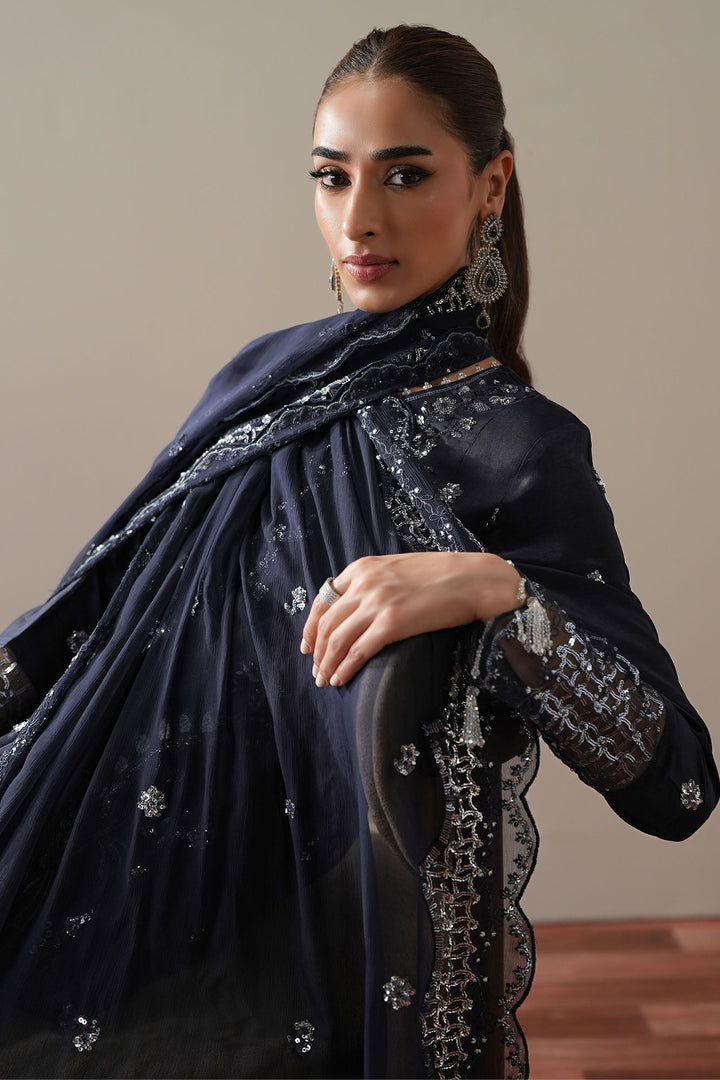 Cross Stitch Celestial Blue Unstitched Blue 3 Piece