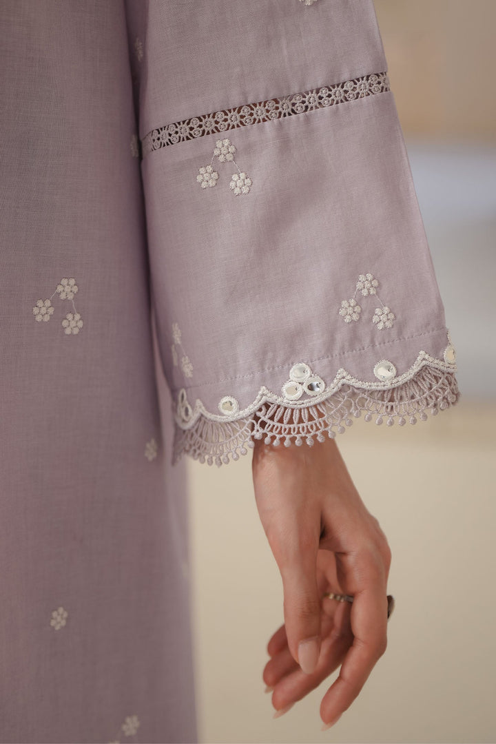 Cross Stitch - Orchid Petal Lawn Embroidered Suit For Women - 3 Piece - Studio by TCS
