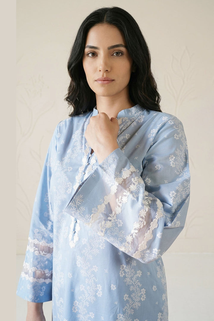 Cross Stitch - Ethereal Blue Lawn Suit For Women - 2 Piece - Studio by TCS