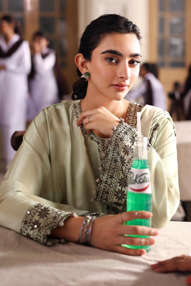 Cross Stitch - Basil Hues - Marina Embroidered Suit - 3 Piece - Unstitch