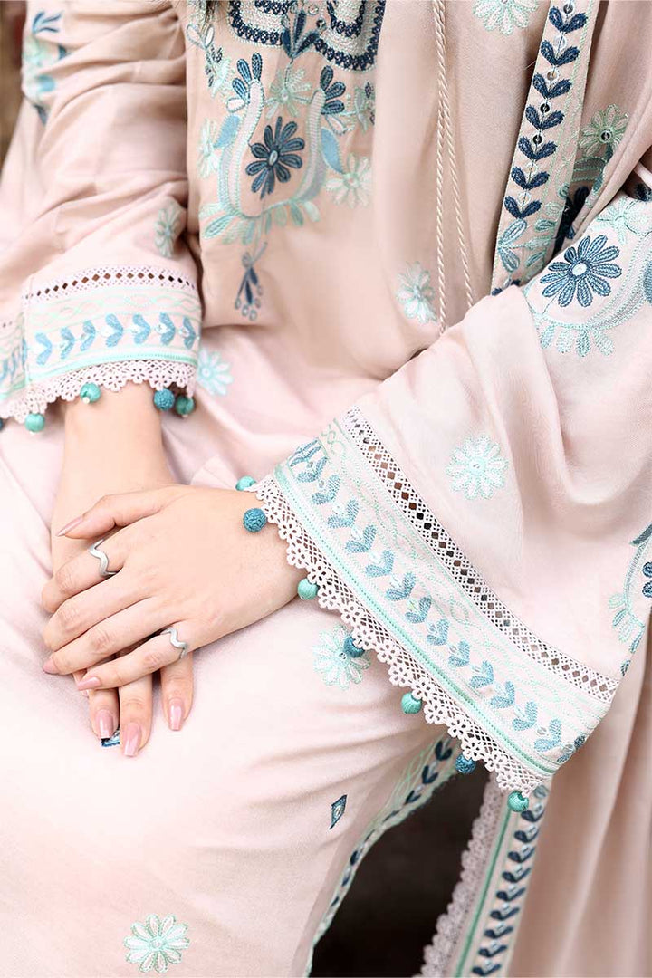 Cross Stitch - Subtle Maze - Marina Embroidered Suit - 3 Piece - Unstitch