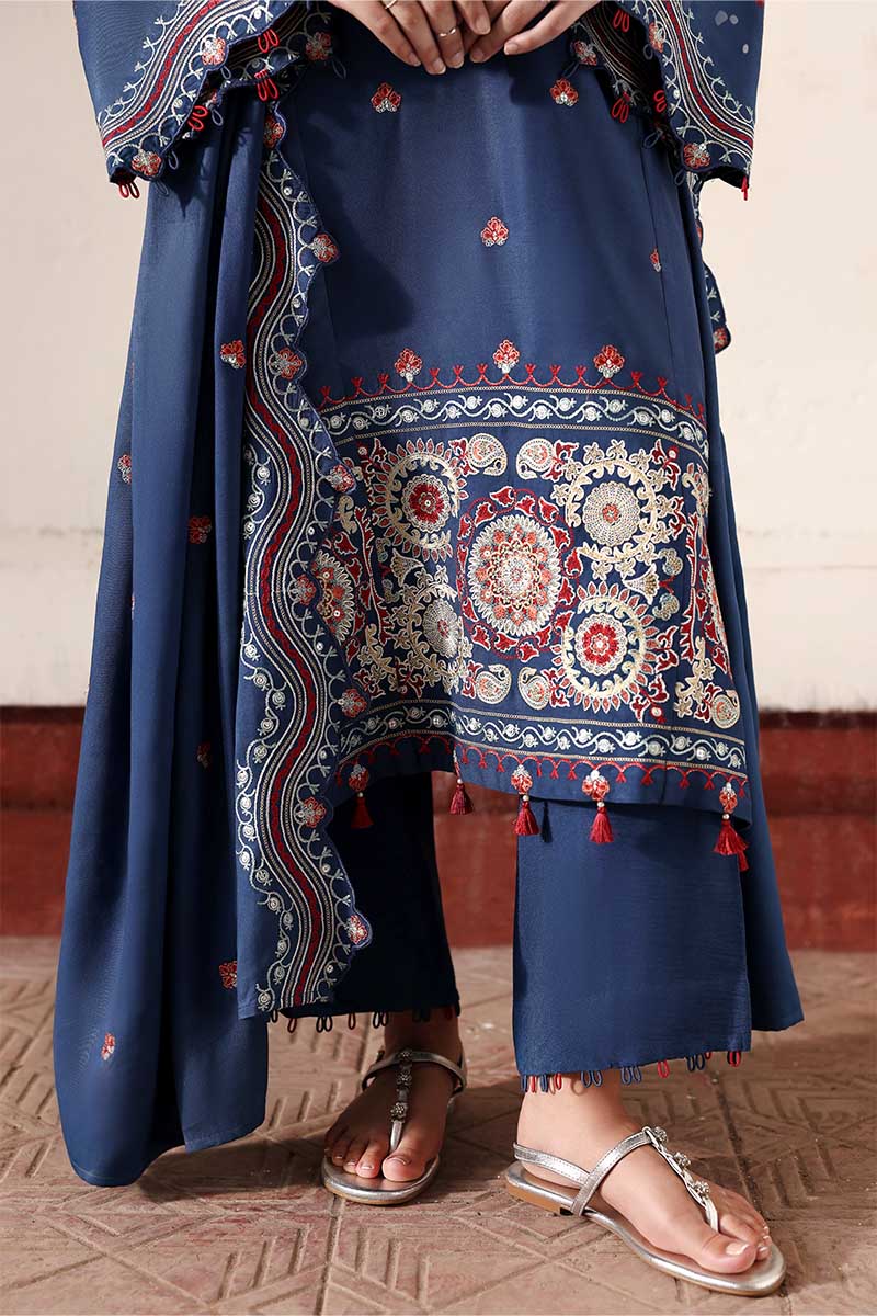 Cross Stitch - Moonlit Garden - Marina Embroidered Suit - 3 Piece - Unstitch