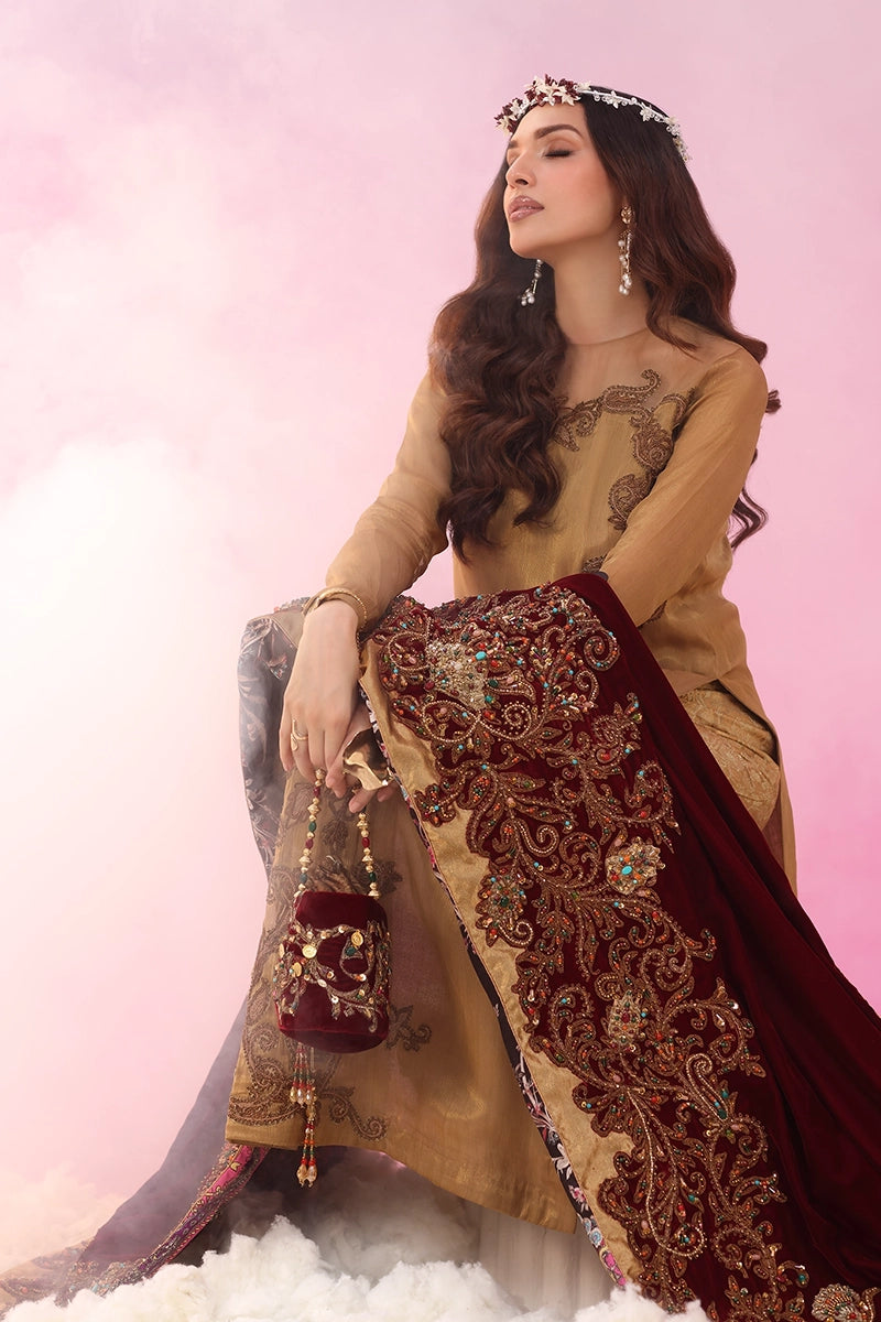 Musferah Saad - Velour Aurelia - 3 Piece