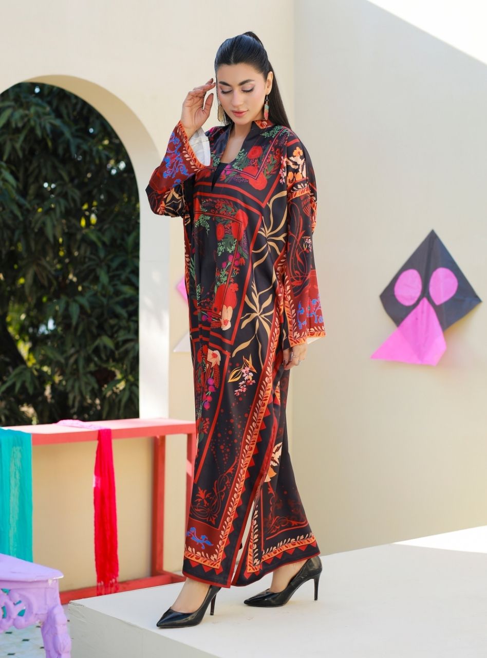 Anayra Amal - Parsley Grip Vibe Loom Printed Suit For Women - 1 Piece