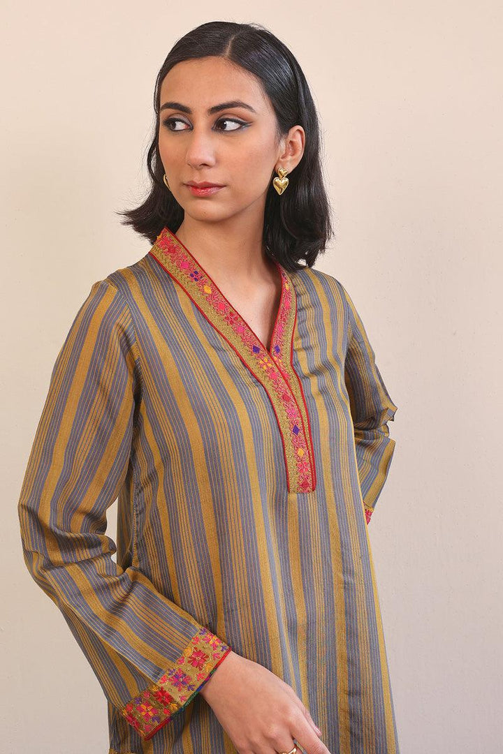 Generation - Morocon Kaftaan 2-Piece - Mustard - Cotton