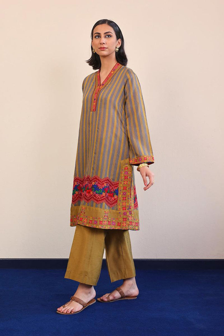 Generation - Morocon Kaftaan 2-Piece - Mustard - Cotton